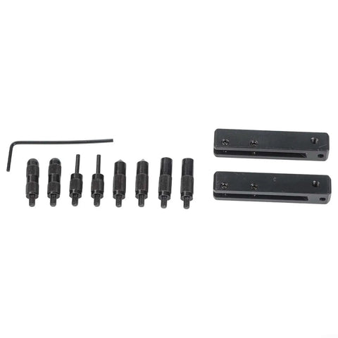 Digital Caliper Accessories Kit 8 Points Internal External Groove includes 8 measuring heads and 2 clamps for precision.