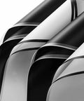 Close-up of waterproof black and white floral wrapping paper sheets 22.83 inch square, 20 sheets for bouquets and gift packaging.