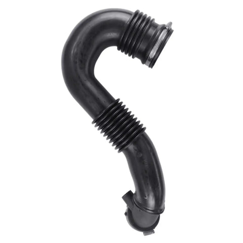 Boss Air Inlet Hose Fits 2500 3500 3500XD OM642 Diesel With Ribbed Connectors ABS Build, black curved hose