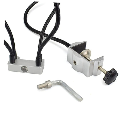 Clamp base for LED Magnifying Glass Table Lamp With Adjustable Brightness And Color Temperature for DIY crafts and repair