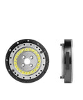Front and side view of High Torque Strain Wave Gears Harmonic Reducer for NEMA 34 Servo Motor with 80mm flange, SHD-20.