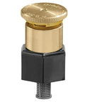 Rock Solid Brass Shrub Sprinkler Adapter With Adjustable Pattern Spray Nozzle for watering trees and shrubs, integrated filter included.
