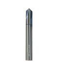 Chamfer end mill, 1/4 inch shank, 4-flute, 90-degree chamfer for alloy and hardened steel
