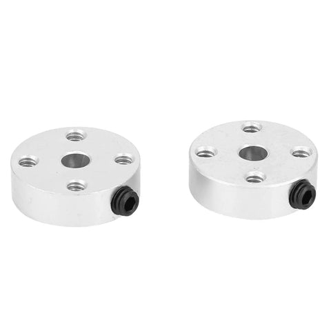 Two Pack Metal Axle Hubs With Set Screws For Tetrix Robotics, Built Beefy For 4.7mm D Shafts, Easy Install, DIY Bots Upgrade