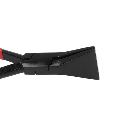 Close-up of jaw on Pro Grade Heavy Duty Metal Bending Pliers Hand Seamer With Adjustable Jaw For 45 And 90 Degree Bends In Sheet Metal