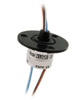 Slip Ring Rotary Joint For Stage Lights High Speed Conductive 4 Way Ball Rotary Gear, close-up of model ZSR012B-04