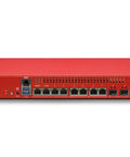 WatchGuard Firebox M295 rackmount firewall with four 2.5 Gbps ports and two 10 Gbps fiber slots, ideal for branch setups.