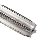 Close-up of Two Piece 3/8-16 UNC Tap And Die Set HSS Straight Flute Threading Tap Die Kit for metalworking