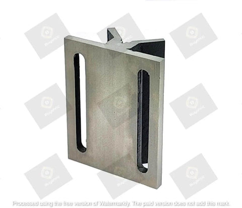 V Block Jig Fixture For Center Drilling Round Workpieces Up To Two Inches Solid Iron Construction With Precision Machined Surfaces