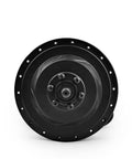 Front view of Front Drive Ebike Hub Motor 36V 48V 500W Brushless Gear Electric Bicycle Hub Motor For Easy Conversion Fits 100mm Fork