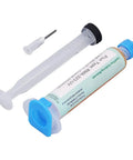 Two Pack Pro Grade Solder Flux Soldering Paste For PCB BGA Repair With Tinning Syringe Tool and nozzle