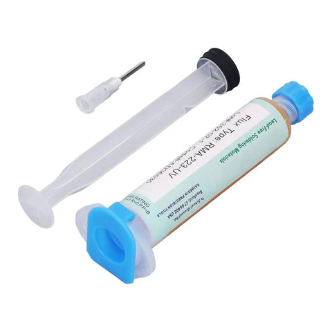Two Pack Pro Grade Solder Flux Soldering Paste For PCB BGA Repair With Tinning Syringe Tool and nozzle