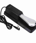 Dope Universal Sustain Pedal For Digital Pianos And MIDI Keyboards One Quarter Inch Jack Foot Pedal Mat with cable