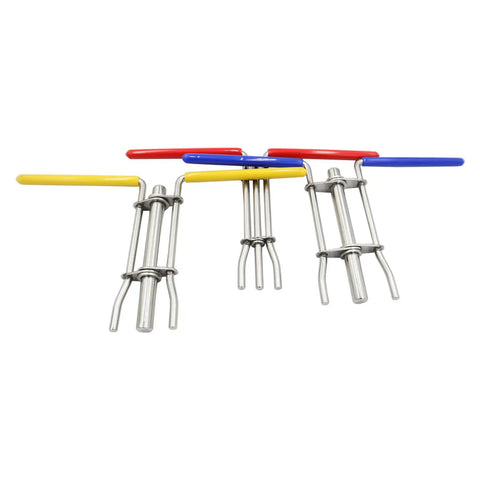 Durable Silver Hydraulic Cylinder Rod Cup Sealing Installation Tool For Quick Mechanic Repair On Heavy Machinery And Lifts Without Damage, three-piece set