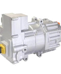 Heavy Duty 50Cc 800V R290 Dc Air Conditioner Electric Compressor, side view showcasing the electrical connector and mounting design.