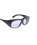 Hardcore Co2 Laser Safety Glasses Featuring Od6 Plus Optical Blocking With Ce En207 Certification Built Tight For Busy Dental Clinics And Industrial Sites Daily, black sturdy frame.