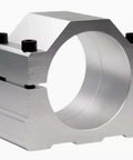 CNC Spindle Motor Bracket Aluminum Clamp For 38mm To 46mm Diameters, Heavy Duty Rock Solid Mount For Engraving Machines, Keeps Setup Steady, Reduces Vibration And Noise, Improves Precision And Reduces Cumulative Errors, Durable Aluminum.