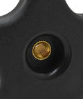 Five Pack 1/4 20 Thread 5 Star Thru Design Knobs No Sweat Tool Free Adjustments Rock Solid Handle Grip view of threaded opening