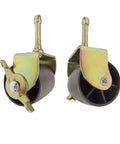 Heavy Duty Bed Frame Wheels Casters With Locking, Set Of Four, Easy Install Replaces Missing Or Broken Casters, Fits Standard Bed Leg Sockets