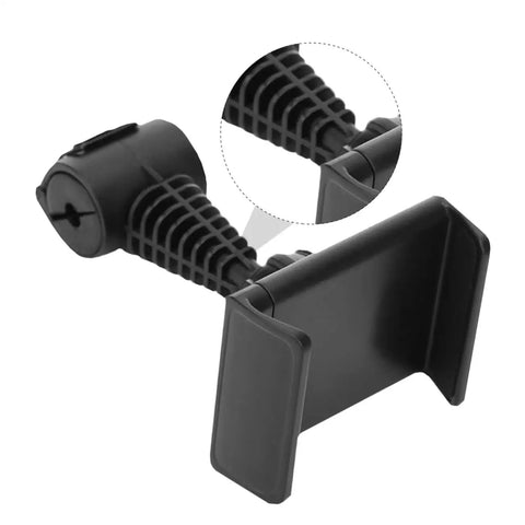 Hands Free Golf Phone Holder Clip For Golf Carts And Clubs With 360 Degree Rotating Swing Cam Mount close-up, flexible grip detail