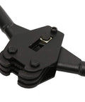 Close-up of Blue Manual Steel Strap Tensioner Crimper Tool Set For Packing And Shipping No Fuss Banding Machine.
