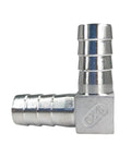 Beefy Pro Grade Stainless Steel Hose Tail Connectors Kit 6mm To 12mm L elbow pipe fitting, 50mm length for DIY plumbing makeover