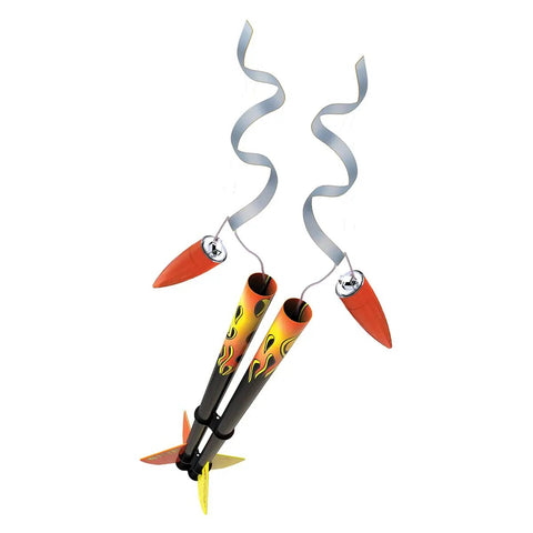 Sidekick Rocket Building Kit For Ages 10 And Up Advanced Dual Body Flying Model Kit with decals and recovery streamers