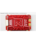 Top view of 60A 4-In-1 ESC BL32 For 3-6S FPV Racing Drones Freestyle with CNC heat sink and gold contacts.