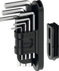 Tool Check Modular Hex Keys Set With Hex Plus Profile, 7 Piece L Keys in black holder, chrome plated, for hex socket screws