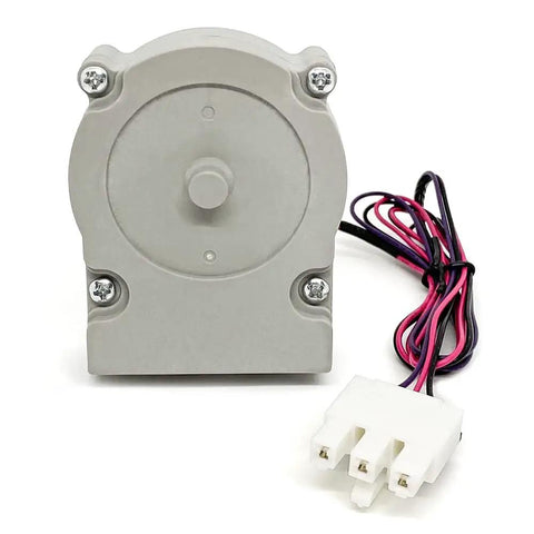 Front view of Drop In Evaporator Fan Motor Replacement For Refrigerators, 13V DC, 3.1W, Quiet And Reliable, with 3-pin connector