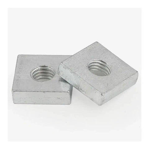 Heavy Duty Square Block Nuts M3 M4 M5 M6 Pack Crafted From Corrosion Resistant Zinc Plated Steel Shop Floor Essential For Auto Mods And Machine Assemblies Built Solid For Daily Grinds