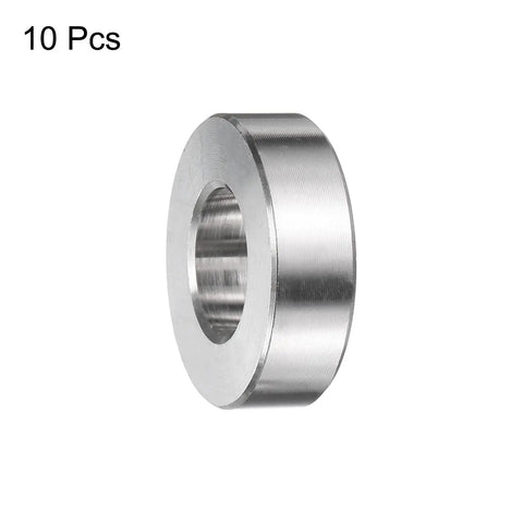 10 Pack Stainless Steel Spacers Half Inch Bore One Inch OD Quarter Inch Length for M12 Screws Bolts and Rods Plain Finish Built Tough Rust Resistant Round Metal Bushings for DIY Projects, single spacer