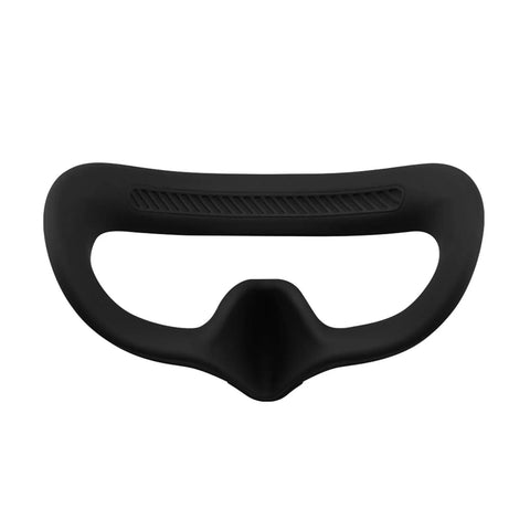 Sweat Proof Silicone Eye Pad For DJI Avata Goggles 2, black non-slip washable face padding, skin-friendly silicone cushion