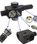 12G CO2 To PCP Regulated Conversion Kit For Crosman Pistols 1377 2240 1322 2250 with aluminum alloy body leak tight at 4500 PSI