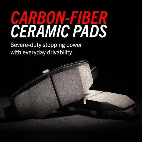 Rear Brake Pads For Subaru Ascent 2019 2024, WRX 2016 2024, Forester 2019 2025, Outback 2015 2024, Legacy 2015 2024 With Z23 Carbon Fiber Ceramic Pads