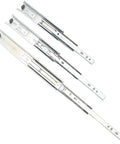 Two Pack Full Extension Drawer Slides For Quiet Smooth Glides No Squeak Runners With Easy Install Corrosion Resistant Finish