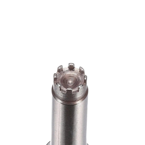 Close-up of stainless steel 7 Prongs Watch Movement Rotor Tool For Precise Assembly And Repair Stainless Steel Pro Grade Rotor Setter