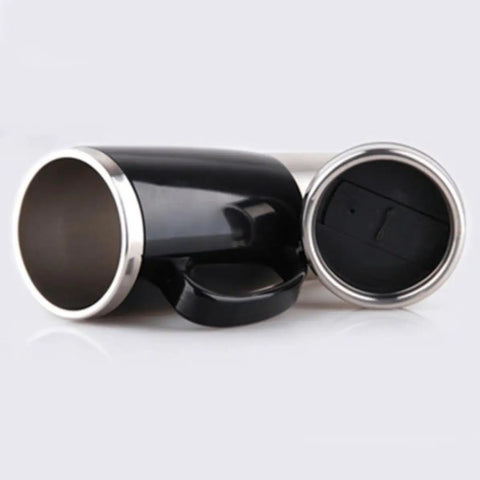 No Fuss Road Ready Stainless Steel Car Water Kettle Portable Travel Mug with secure lid and smooth pour design.
