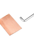 Heavy Duty Welding Electrode Clamp 400A Universal Fit With Ergonomic Handle For Easy Grip And Less Fatigue While Working Yellow Color ideal tool with copper plate and silver wrench.