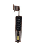Close-up side view of red bronze spring in 8 Inch Self Balancing Lid Support Hinges Set For Toy Boxes And Cabinets