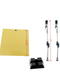 Must-Have Helping Hands Soldering Tool With Steel Base And Adjustable Joint Clamp, Two-Arm PCB Holder, parts displayed