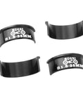 Aluminum Alloy Handlebar Shim 31 8mm To 35mm Fit For MTB Road Mountain And Fixed Gear Bikes Easy Install Durable Black