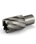 No Sweat Heavy Duty HSS Annular Cutter With A Killer Edge Delivering Dead Straight Precision And Clean Burr Free Holes For Rock Solid Metal Drilling Work Includes Pilot Pin Plus Plastic Case, 1-1/16" size