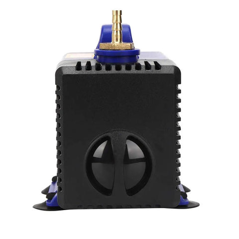 Front view of Submersible Water Pump For Engraving Machine 80W 3.5m Lift CN Plug 220V Built Tough ABS Housing Waterproof Design