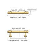 Diagram of Champagne Bronze Cabinet Pulls 3 Inch 76mm Set Of 10 Kitchen Cabinet Handles For Cupboards And Drawers Champagne Gold Hardware Durable Metal Upgrade Kit