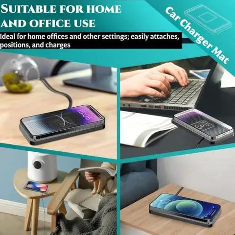 Fast Wireless Dash Charger Pad With Hella Secure Non Slip Silicone Base Mount For Chevy Volt Bolt Ev And Blazer Ev Easy One Hand Drop In Quick Charge Phone Holder Slick Road Trip Essential Solid Grip Design.
