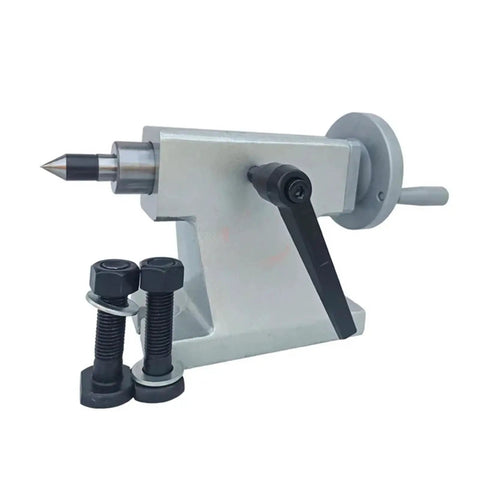 Rock Solid Cast Iron Indexing Head And Tailstock Rotary A Axis Fourth Axis Adapter, featuring Morse 3 taper, bolts included.