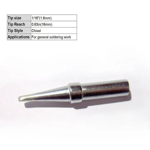 Replacement Soldering Tips Pack For Weller Soldering Stations Including WES51 WESD51 WE1010NA WCC100 PES51 EC1201A ET Tip Set