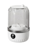 Compact Portable Washing Machine For Travelers And Students Slick Laundry Appliance. Clear design with digital display for easy operation.