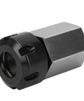 Hex Collet Chuck For CNC Lathe Tool Holder With Quick Clamp For Fast Setup And High Precision ER25 Size Carbon Steel Workhorse Machining Acc.